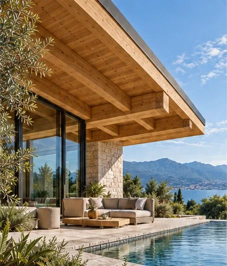 Visual di progetto — Carport, tettoie e strutture per esterni